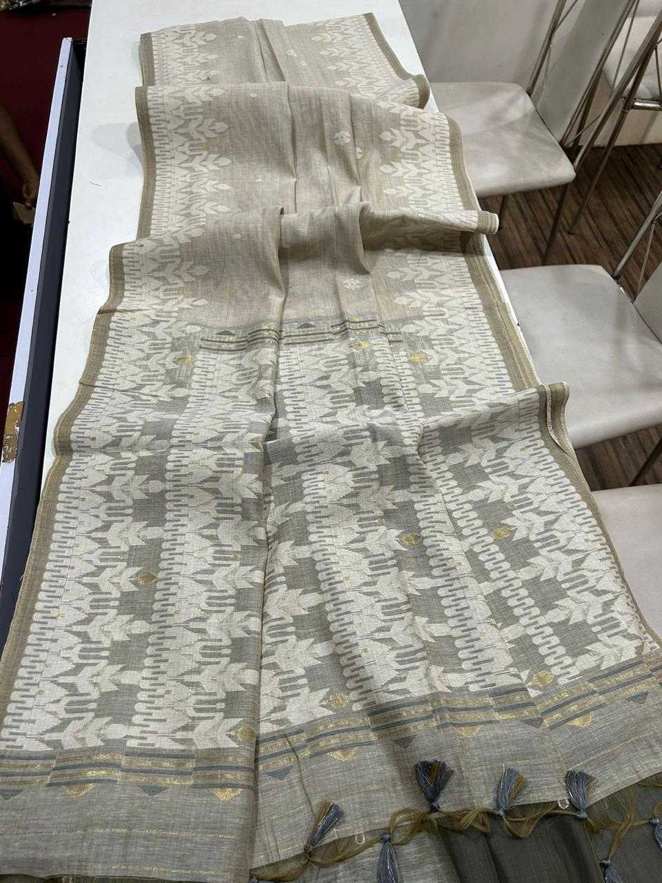 YNF COTTON ANT muga WHOLESALE JAMDANI SAREES MANUFACTURER